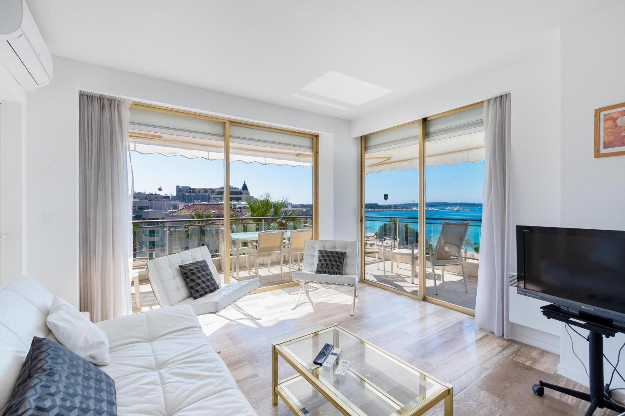 Agence Des Residences - Appartements Prives Du 45 Croisette- Prestige Cannes Quarto foto